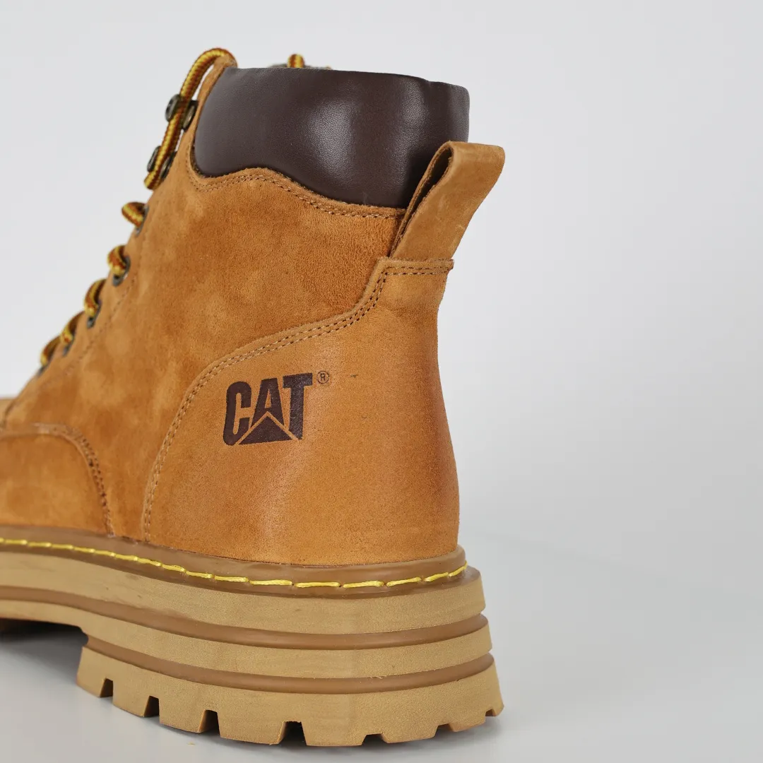 Copywriting price 💰620 Core recommendation Good price CAT Carter tough guy bulldozer brand classic versatile outdoor casual rhubarb boots series Guangdong factory quality 25ss autumn and winter new style Perennial fashion trend matching The fabric is imported from Italy frosted cowhide All shoes are made of genuine cowhide materials from outsole to hardware are made from OEM raw materials Good products do not kill pigs First order quality is strictly controlled Full set of official website unified packaging Special for cold protection and outdoor use this winter Daily casual matching, a must-have for stylish men. Size: 38 39 40 41 42 43 44 (one size larger)